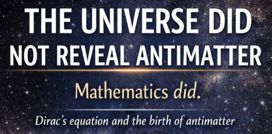 Dirac and
                                                          antimatter