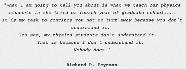 Feynman's
                                                    teachings